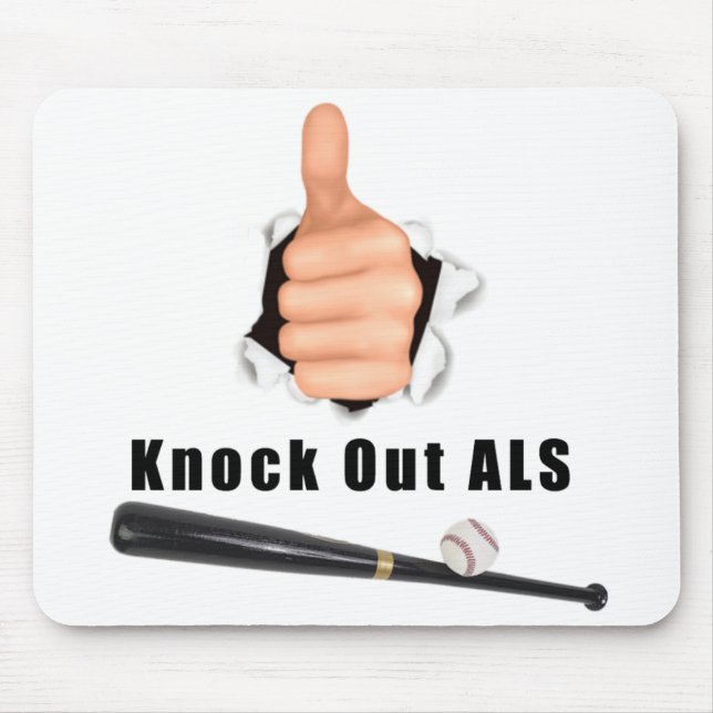 Knock Out ALS Mousepad (Front)