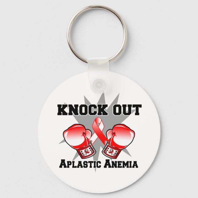 Knock Out Aplastic Anaemia Key Ring (Front)