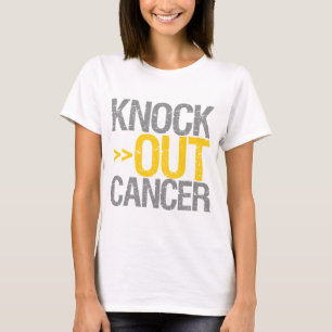 Knock Out Cancer - Childhood Cancer T-Shirt