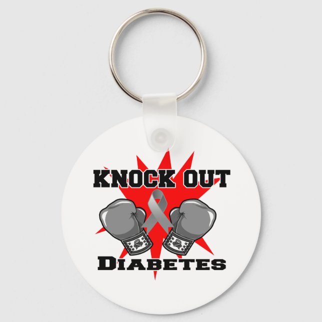 Knock Out Diabetes Key Ring (Front)