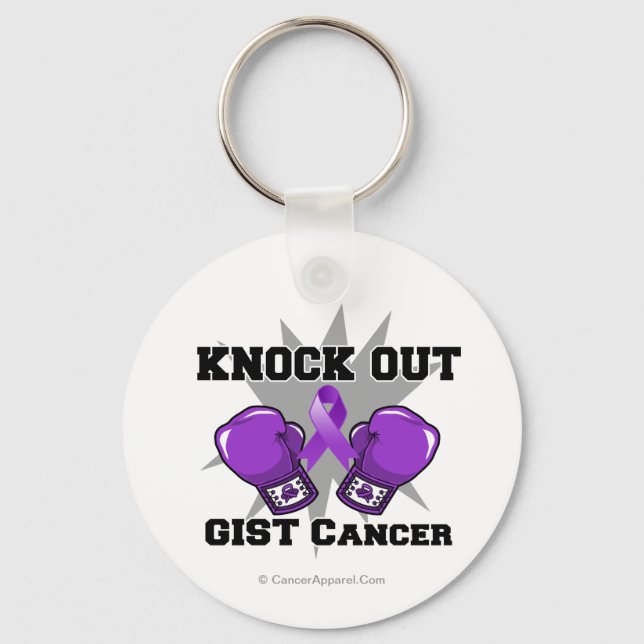 Knock Out GIST Cancer Key Ring (Front)