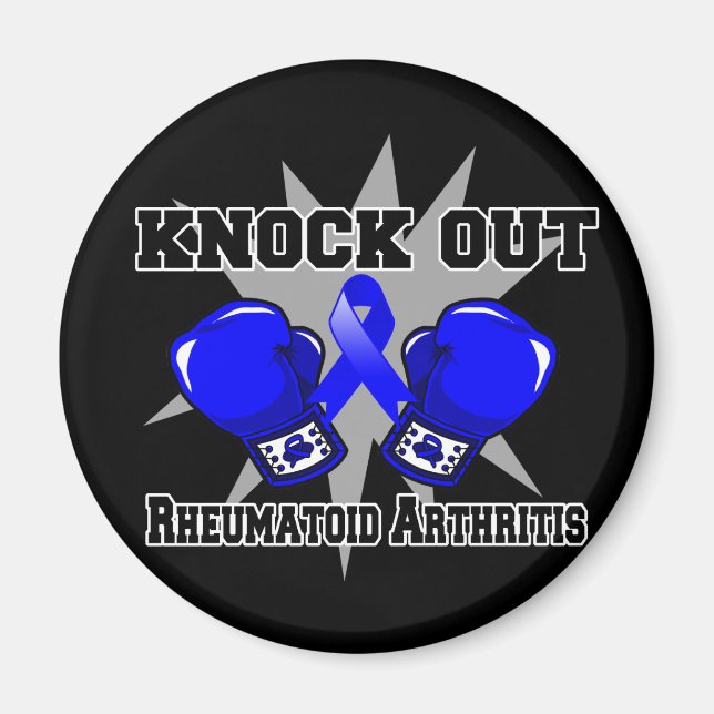 Knock Out Rheumatoid Arthritis Magnet (Front)