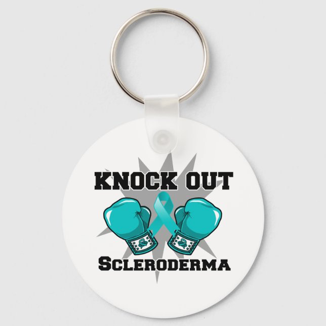 Knock Out Scleroderma Key Ring (Front)