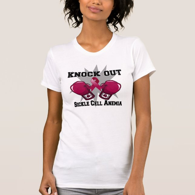 Knock Out Sickle Cell Anaemia T-Shirt (Front)