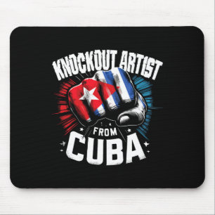 Knockout Artist From Cuba Cuban Boxing Pride Mouse Pad