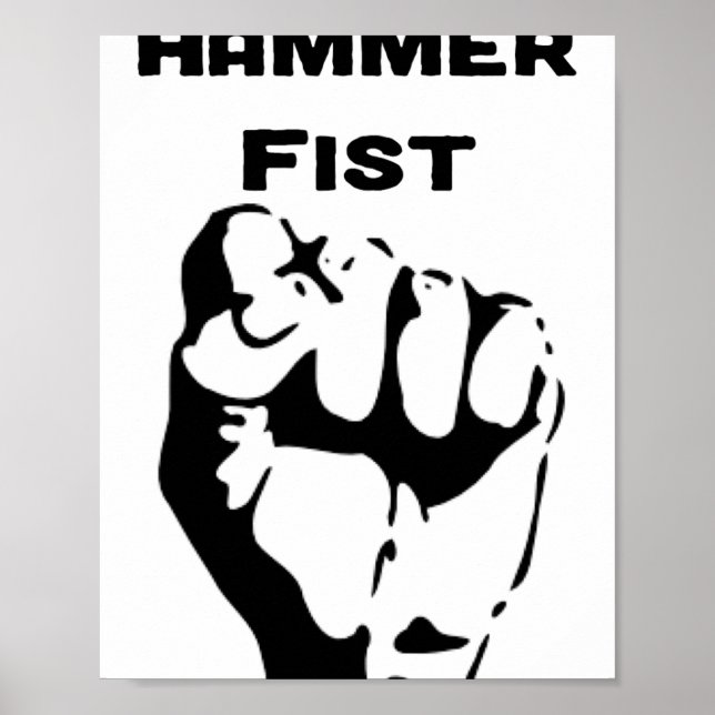 Knockout Boxing Hammer Fist  Poster (Front)