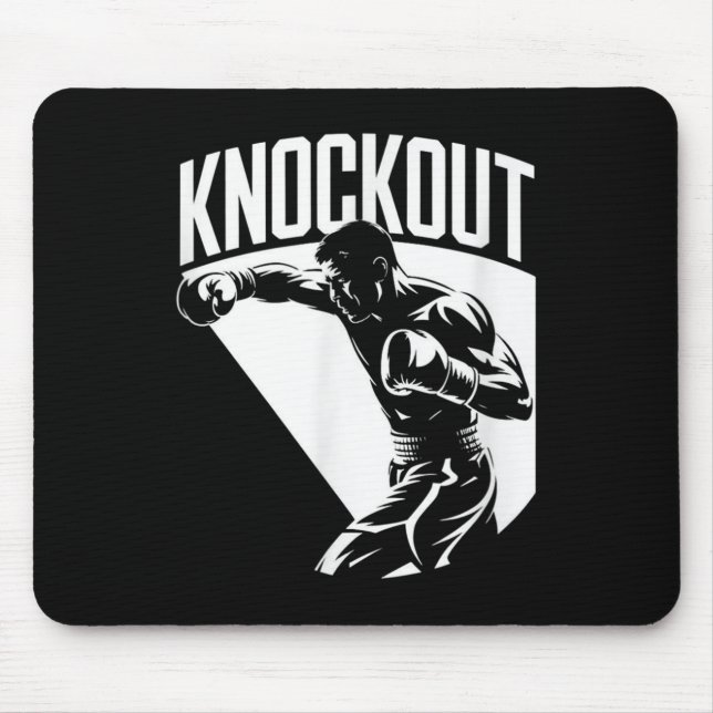 Knockout - Pride, Glory, Championship Cool Boxing  Mouse Pad (Front)