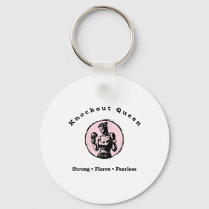 Knockout Queen  Key Ring