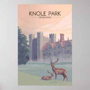 Knole Park Sevenoaks Travel Poster