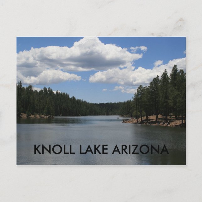 KNOLL  LAKE ARIZONA POSTCARD (Front)