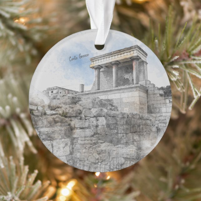 Knossos Palace Ornament – Heraklion Crete Greece   (Tree)