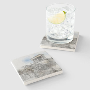 Knossos Palace Stone Coaster – Ancient Crete 