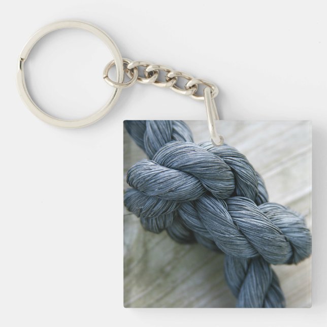Knot Acrylic Single Sided Keychain (Front)