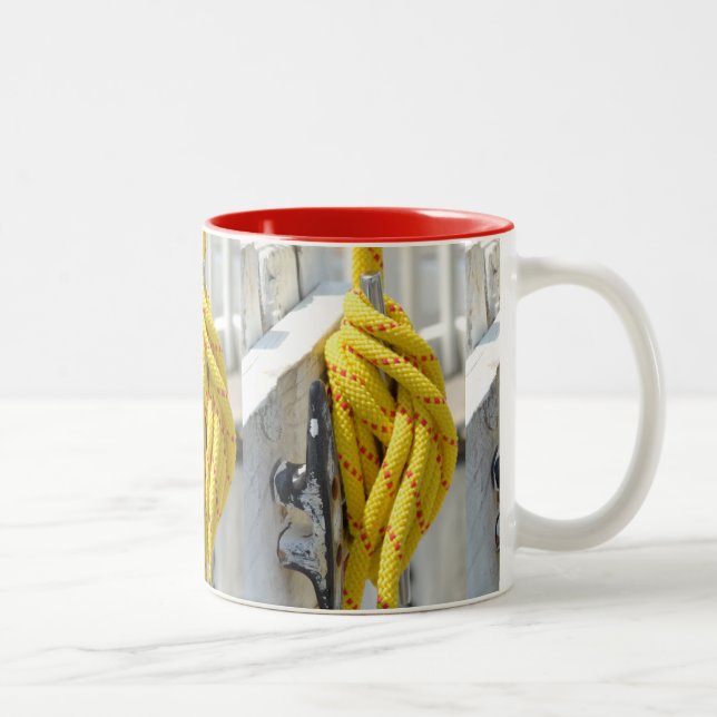 Knot Another by Kenneth Yoncich Two-Tone Coffee Mug (Right)