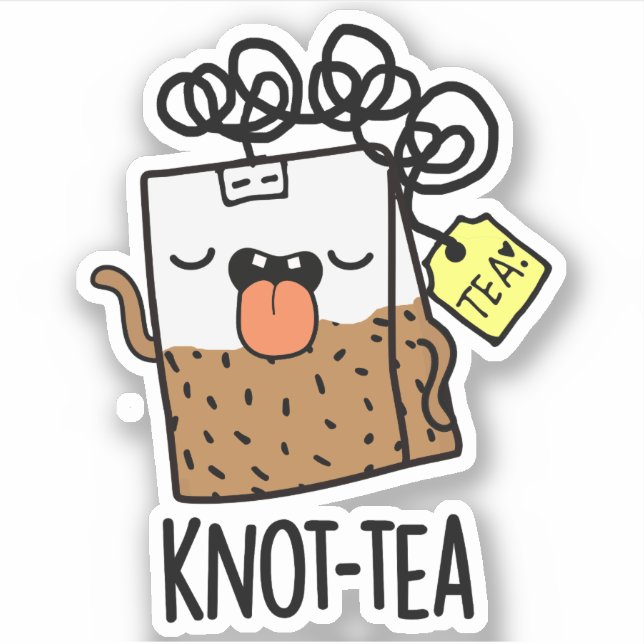 Knot-tea Funny Tea Pun  (Front)