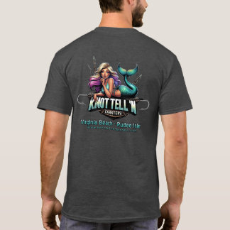 Knot Tell'n Charters Logo Black T-shirt