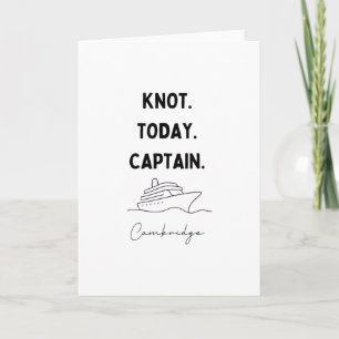 Knot Today Captain Cruise Outfit Cambridge Machuse Card