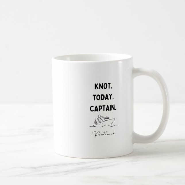 Knot Today Captain Cruise Outfit Portland Oregon  Coffee Mug (Right)