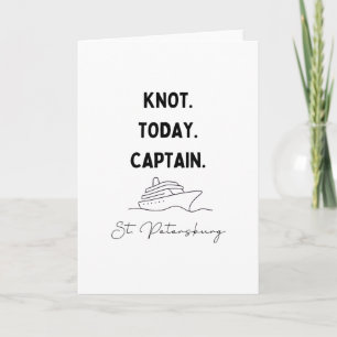 Knot Today Captain Cruise Outfit St. Petersburg Fl Card