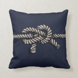 Knotted Nautical Rope Large Cushion