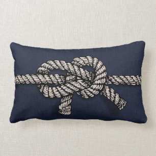Knotted Nautical Rope Lumbar Cushion