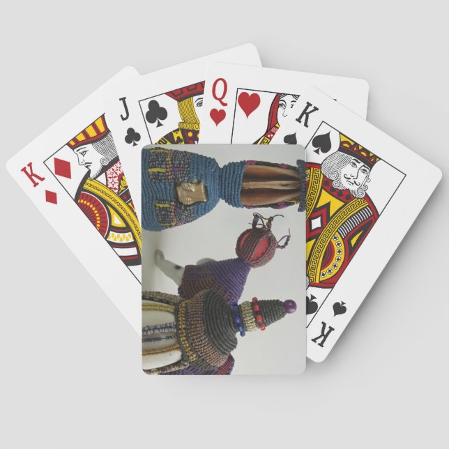 Knotted Porcelain Sculptures Playing Cards (Back)