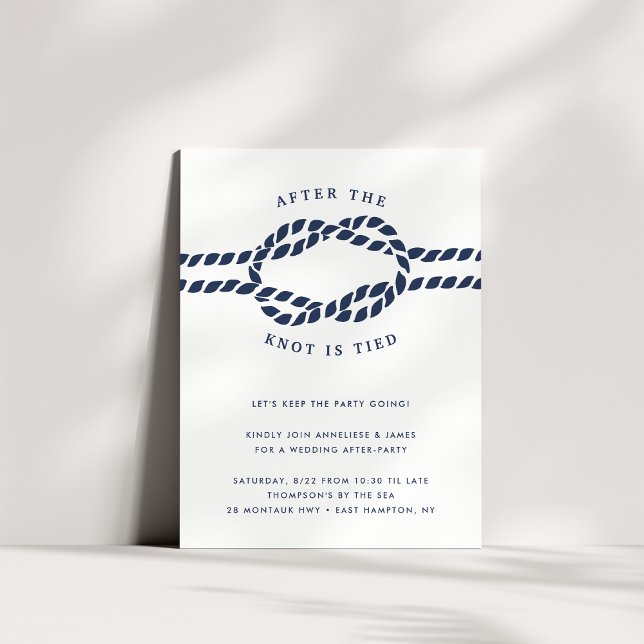 Knotted | Wedding After Party Invitation (Creator Uploaded)