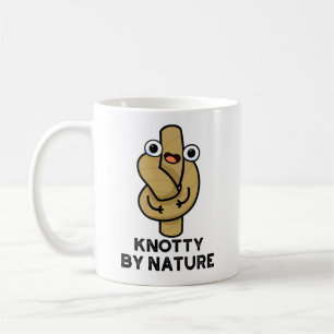 Knotty By Nature Funny Knot Pun  Coffee Mug