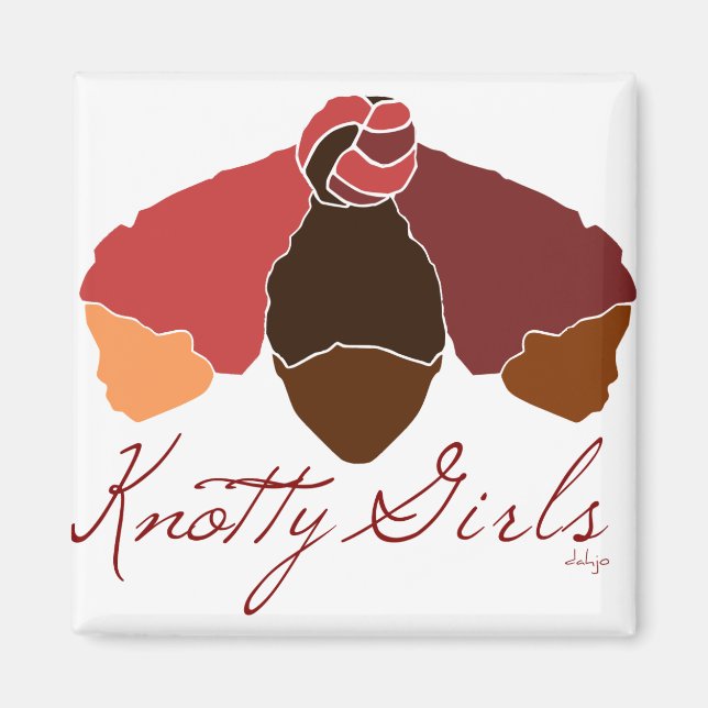 Knotty Girls Magnet (Front)