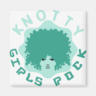Knotty Girls Rock Magnet