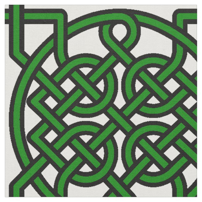 Knotty Kelly Green Fabric (Close Up)