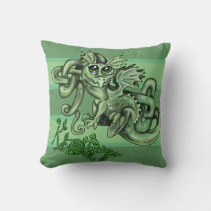 Knotty lil Dragon~Celtic Knot Pillow