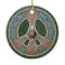 Knotwork Peace Sign Pendant/Ornament