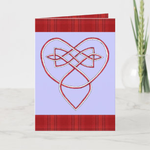 Knotwork Valentine Holiday Card
