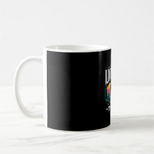 Know hike like a girl funny hiking women girls coffee mug