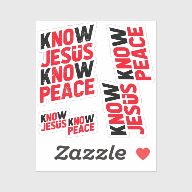 Know Jesus Know Peace Christian ii (Sheet)