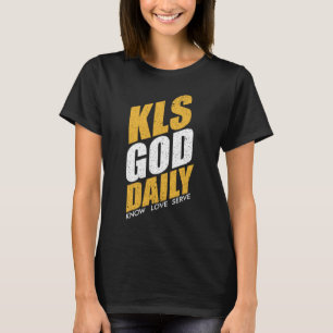 Know Love Serve God Christian Tees Tops Men Women