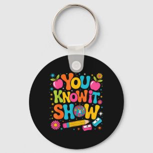 Know Show Teacher Student State Testing Day Key Ring