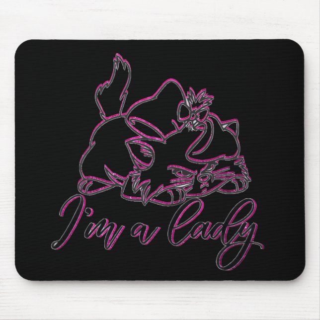 Know someone who is a Cat Lady Mouse Pad (Front)
