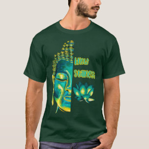 Know Stillness Meditating Buddha Head Lotus Buddhi T-Shirt