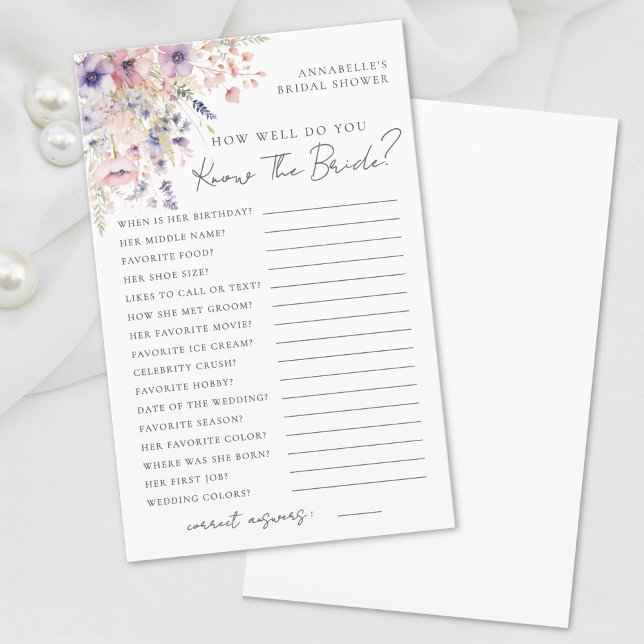 Know The Bride Wildflower Bridal Shower (Know The Bride Wildflower Bridal Shower)