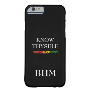 KNOW THYSELF Celebrate Black History Month Stylish Barely There iPhone 6 Case