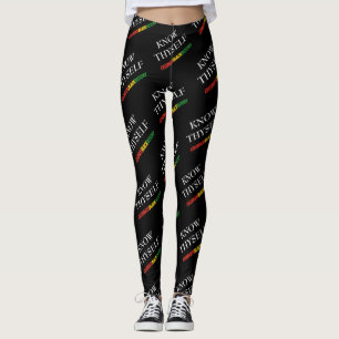 KNOW THYSELF Celebrate Black History Stylish BHM Leggings