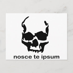 know thyself postcard