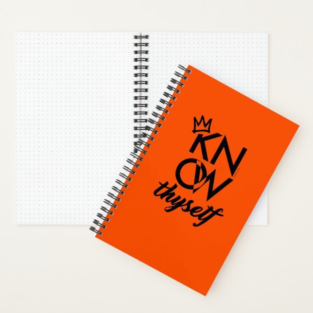 KNOW THYSELF Tactical Journal | Int Orange (Inside)