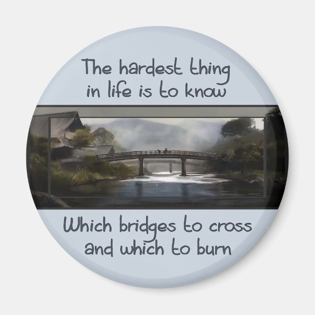Know Which Bridge Magnet (Front)