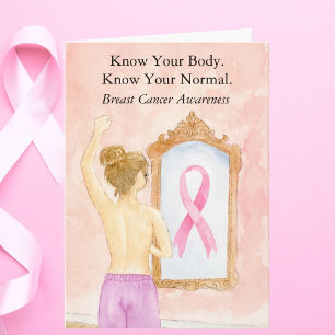 Know Your Body Breast Cancer Awareness Card