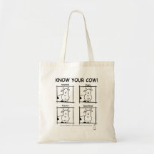 Know Your Cow! - Work Mix Tote Bag