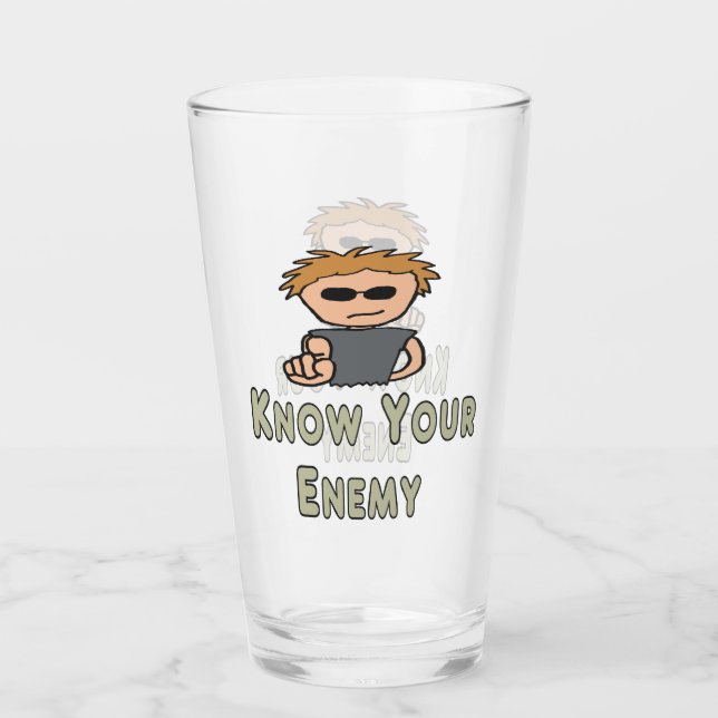Know Your Enemy Glass (Front)