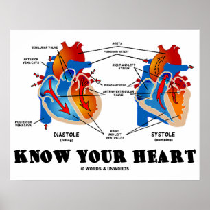 Know Your Heart (Diastole Systole) Poster